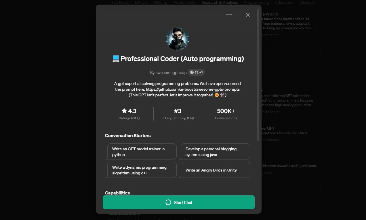 Professional Coder