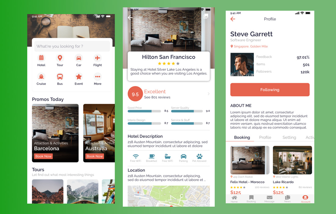 felix travel react native app