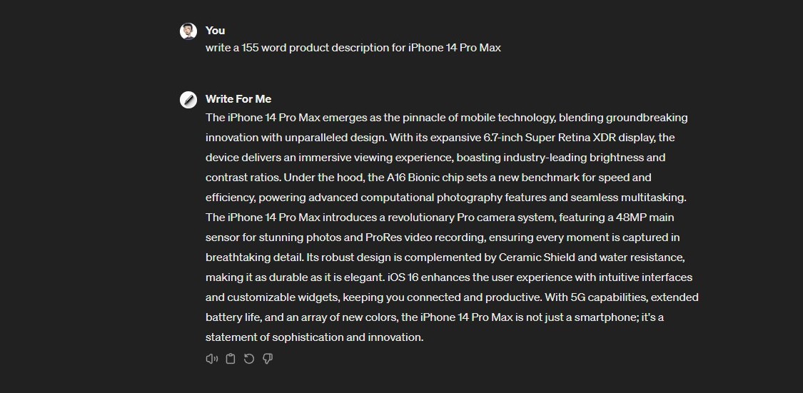 Write For Me 2