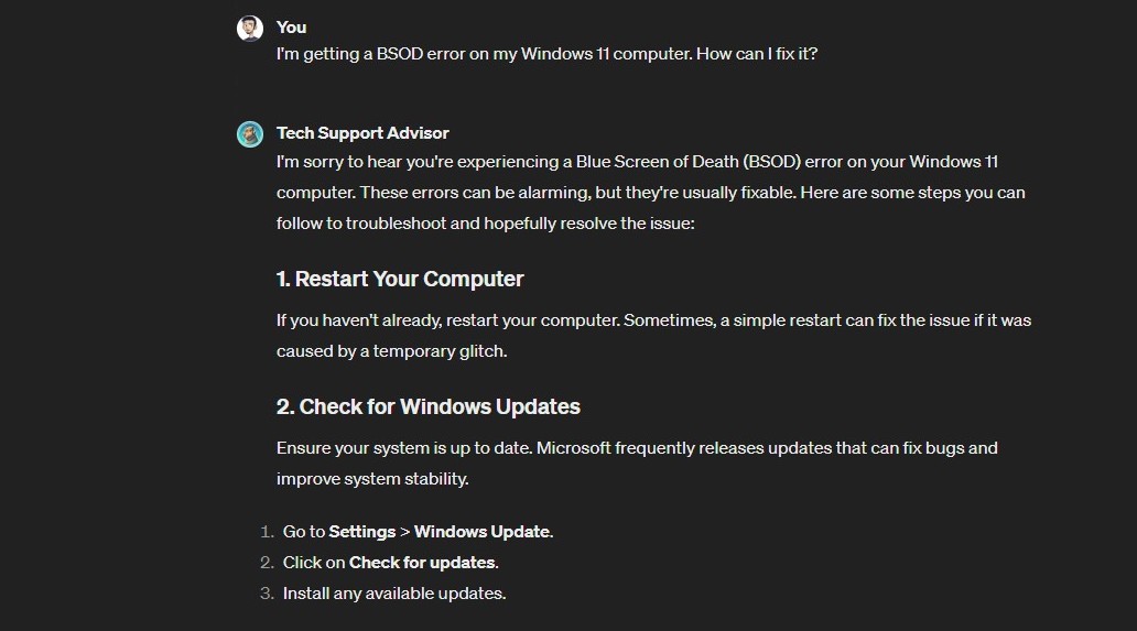 Tech Support Advisor 2