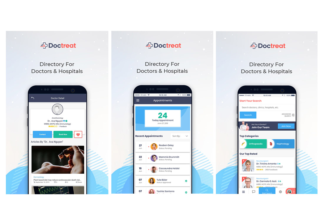 doctreat react native app