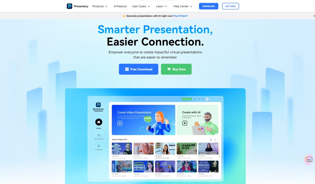 wondershare presentory