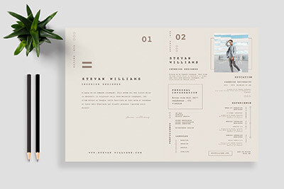 Unique Resume Template