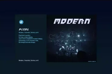 First alternate image for Pixel Font