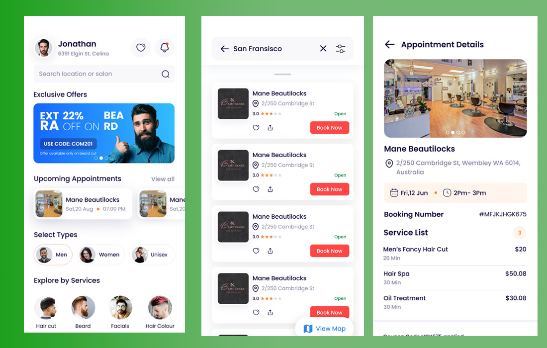 combers react native app